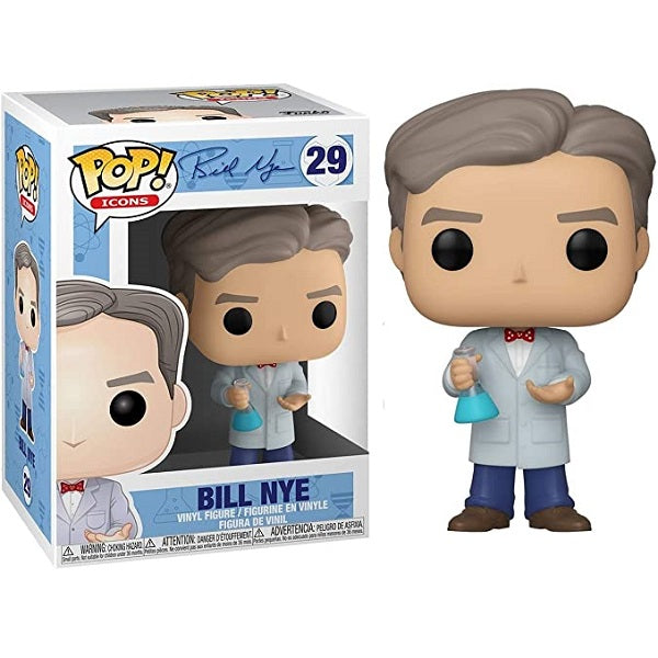 Funko Pop Icons Bill Nye - Bill Nye (29) Collectible Vinyl Figure Da Collezione