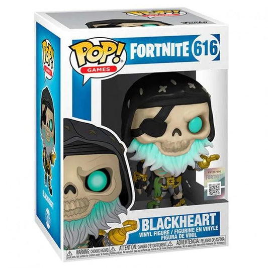 Funko Pop ! Games Fortnite - Blackheart (616) Vinyl Figure Da Collezione Blue