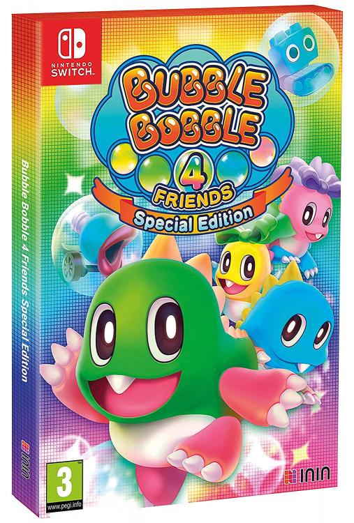 BUBBLE BOBBLE 4 FRIENDS SPECIAL EDITION NINTENDO SWITCH PUZZLE PALLINE NUOVO