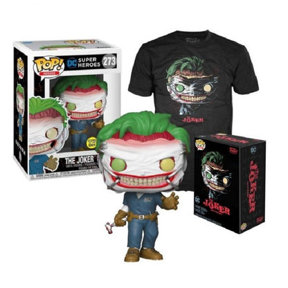 Funko Pop Heros Dc Super Heroes - The Joker (273) Special Edition With T-Shirt M