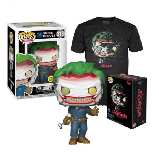 Funko Pop Heros Dc Super Heroes - The Joker (273) Special Edition With T-Shirt M