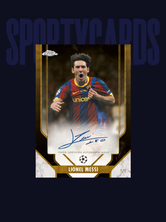 Topps Chrome UEFA Club Competitions 2025/26 Hanger Pack Trading Cards