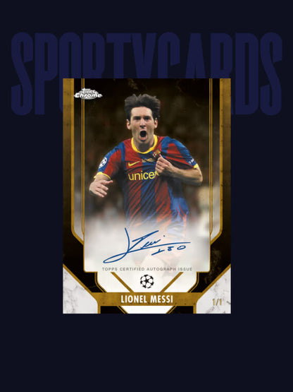 Topps Chrome UEFA Club Competitions 2025/26 Hanger Pack Trading Cards