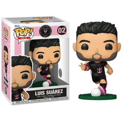 Funko Pop ! Mls - Miami (02) Luis Suarez Vinyl Figure 9Cm Collezione
