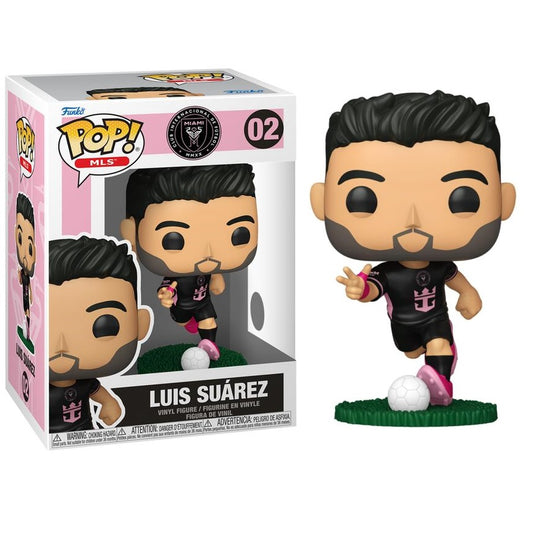 Funko Pop ! Mls - Miami (02) Luis Suarez Vinyl Figure 9Cm Collezione