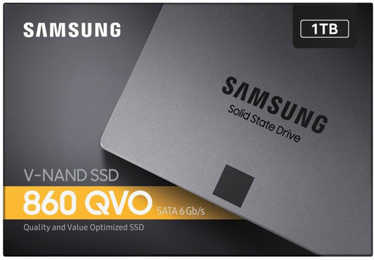 Samsung Hdd Ssd 2.5" Qvo 860 1Tb Mz-76Q1T0Bw Memoria Sata Samsung 860 Qvo Ssd