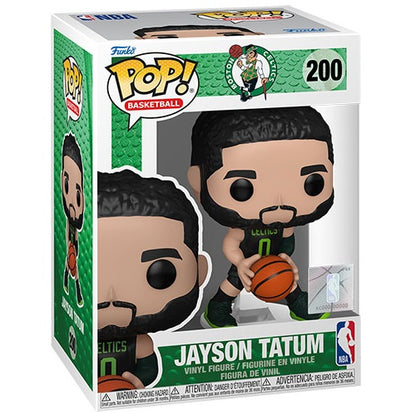 Funko Pop ! Basket Nba Boston Celtics - (200) Jayson Tatum City Ed. Figure 9Cm