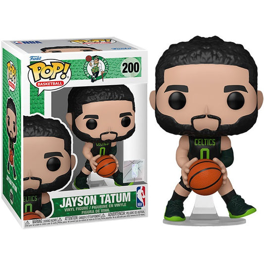 Funko Pop ! Basket Nba Boston Celtics - (200) Jayson Tatum City Ed. Figure 9Cm