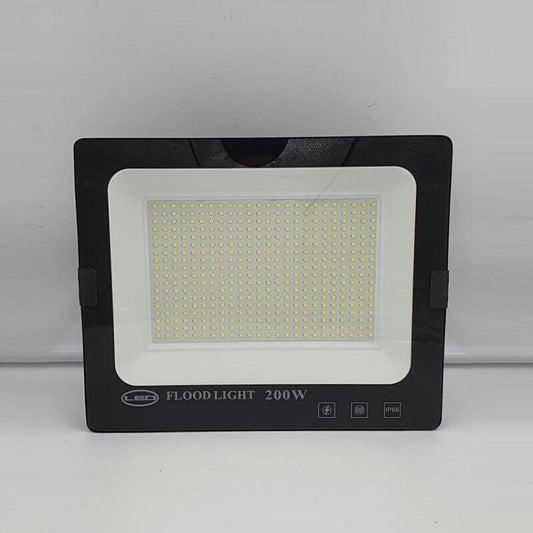 Faro Led Slim 200W Watt Ip66 Smd Multichip Proiettore Luce Bianca Da Esterno