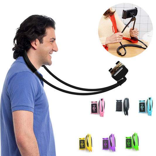 Supporto Per Smartphone Cellulare Tablet Collo Selfie Pieghevole Flessibile 360°