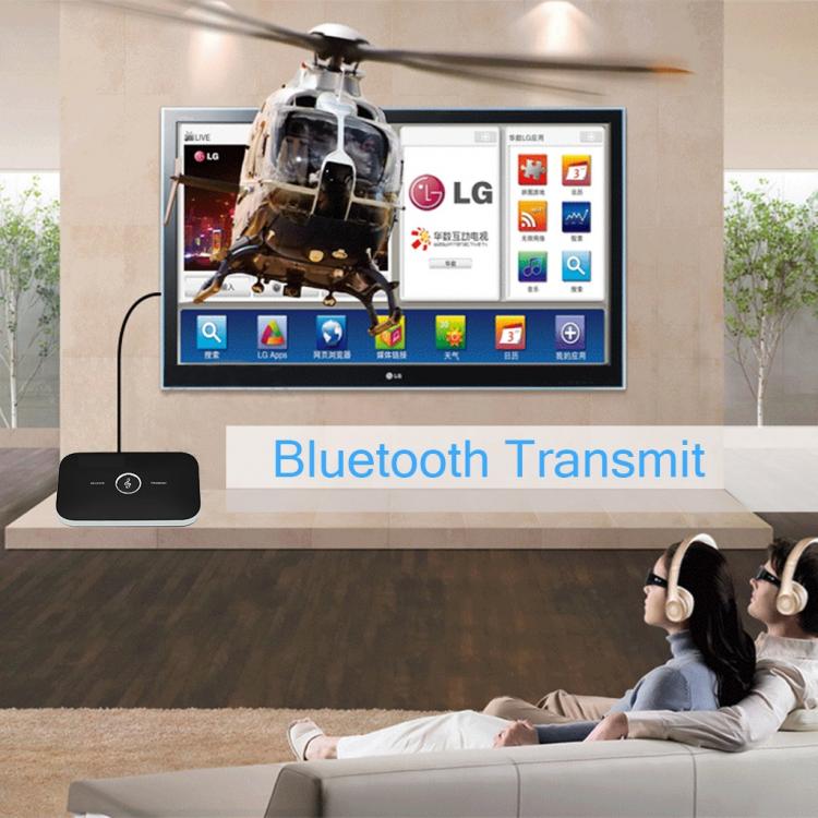 Trasmettitore E Ricevitore Wireless 2In1 Audio Adattatore Bluetooth Aux Stereo