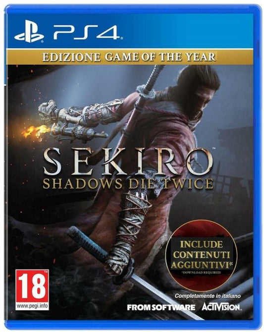 Sekiro Shadow Die Twice Edizione G.O.T.Y Ps4 Gioco Italiano Samurai Pal Ita