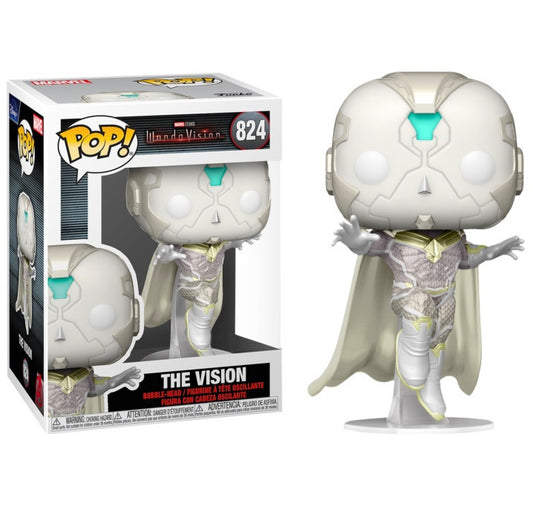 Funko Pop Marvel Wandavision 824 The Vision Vinyl Figure Visione Scarlet Witch