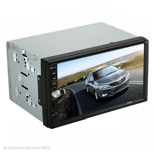 Autoradio 2 Din 7" Bluetooth MP5 Stereo Touchscreen USB SD AUX FM RADIO - NO GPS