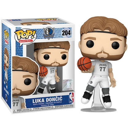 Funko Pop ! Basket Nba Dallas Mavericks (204) Luka Doncic City Vinyl Figure 9Cm