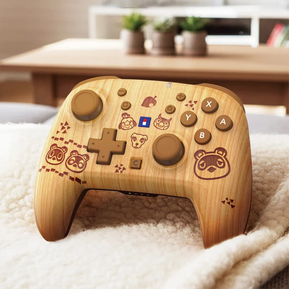 HORI - Wireless HORIPAD Turbo - Animal Crossing (Noce)  Controller da Gaming Senza Fili per Nintendo Switch 2 Funziona anche con Nintendo Switch/Oled/Lite (Copia)
