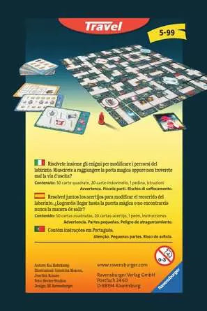 Ravensburger - Travel Games Escape the Labyrinth Gioco da Tavolo da 1 a 4 Giocatori