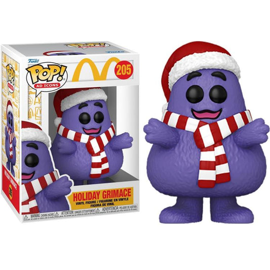Funko Pop ! Ad Icons Mcdonalds - (205) Holiday Grimace Vinyl Figure 9Cm