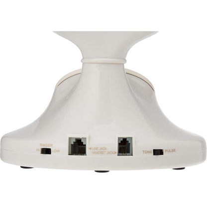 BRONDI TELEFONO FISSO VINTAGE 10 TAVOLO RETRO SUONERIA REGOLABILE FILO BIANCO