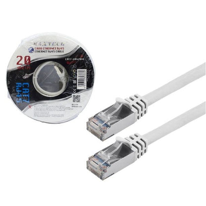 CAVO ETHERNET DI RETE LAN INTERNET RJ45 Cat7 20M METRI MODEM ROUTER INFORMATICA