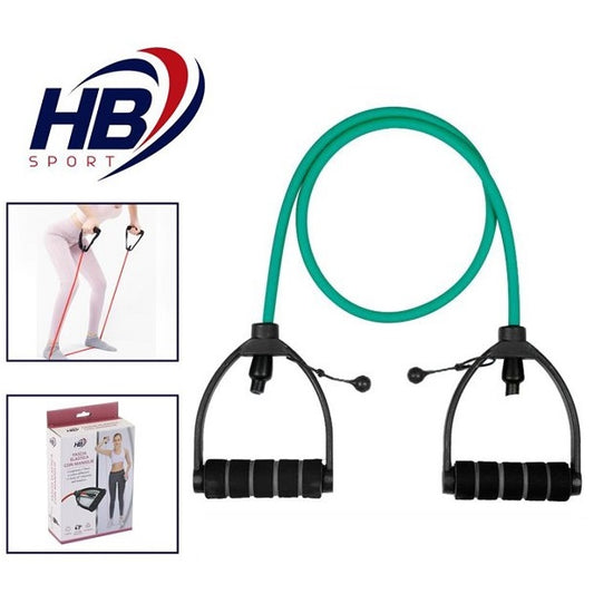BANDA DI RESISTENZA FASCIA ELASTICA ESTENSORE CORDA FITNESS PILATES YOGA | 20KG