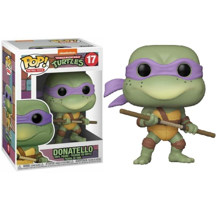 Funko Pop! Retro Toys - Turtles (17) Donatello Tartarughe Ninja Vinyl Figure 9Cm