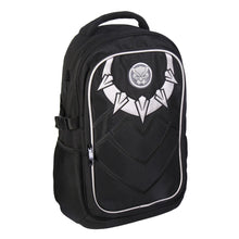 Zaino Marvel Avengers (Black Panther) Zainetto per Laptop Computer e Organizer interno con rete laterale Manici imbottiti ed ergonomici - Licenza ufficiale - da Ufficio, Viaggio Scuola - Uomo Adulti e Ragazzi
