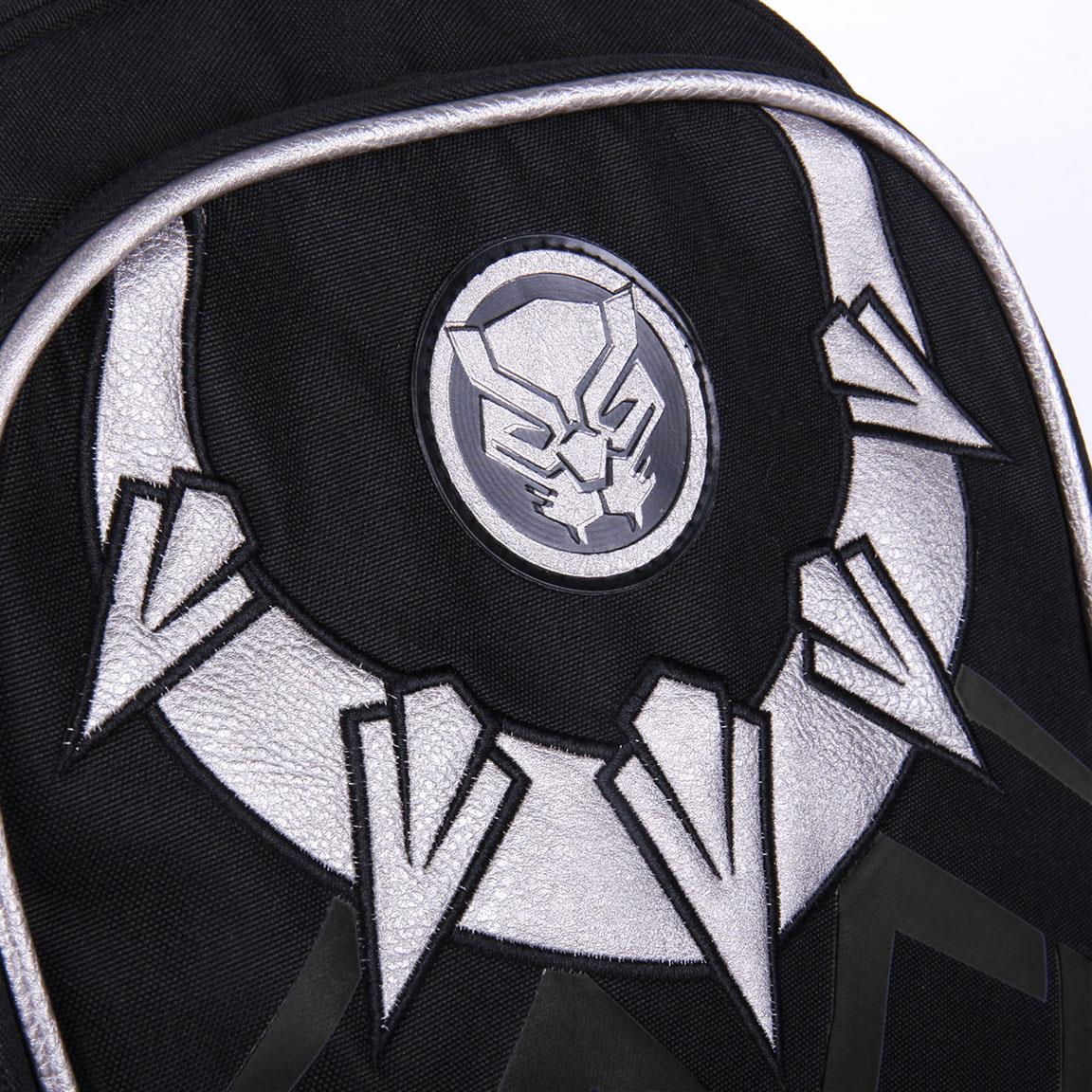 Zaino Marvel Avengers (Black Panther) Zainetto per Laptop Computer e Organizer interno con rete laterale Manici imbottiti ed ergonomici - Licenza ufficiale - da Ufficio, Viaggio Scuola - Uomo Adulti e Ragazzi