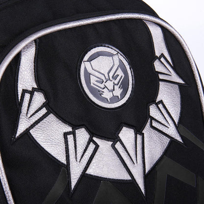 Zaino Marvel Avengers (Black Panther) Zainetto per Laptop Computer e Organizer interno con rete laterale Manici imbottiti ed ergonomici - Licenza ufficiale - da Ufficio, Viaggio Scuola - Uomo Adulti e Ragazzi