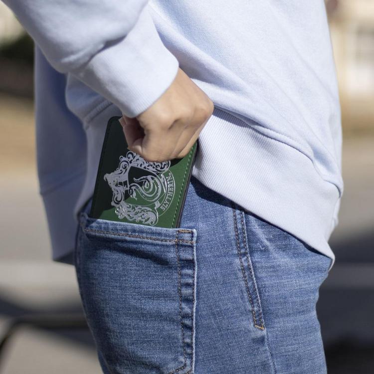 Cerdà Portafoglio Harry Potter (Slytherin) Porta Carte Credito Slim Portatessere