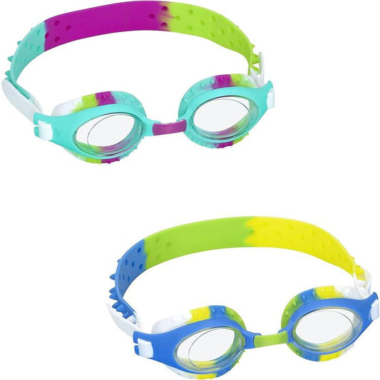 BESTWAY OCCHIALINI DA NUOTO PER BAMBINI HYDRO-SWIM SUMMER SWIRL 3+ ANNI 21099