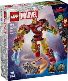 Lego - Marvel Avenger 76307 Iron Man Mech Vs Ultron - 6+ Costruzione 101Pz