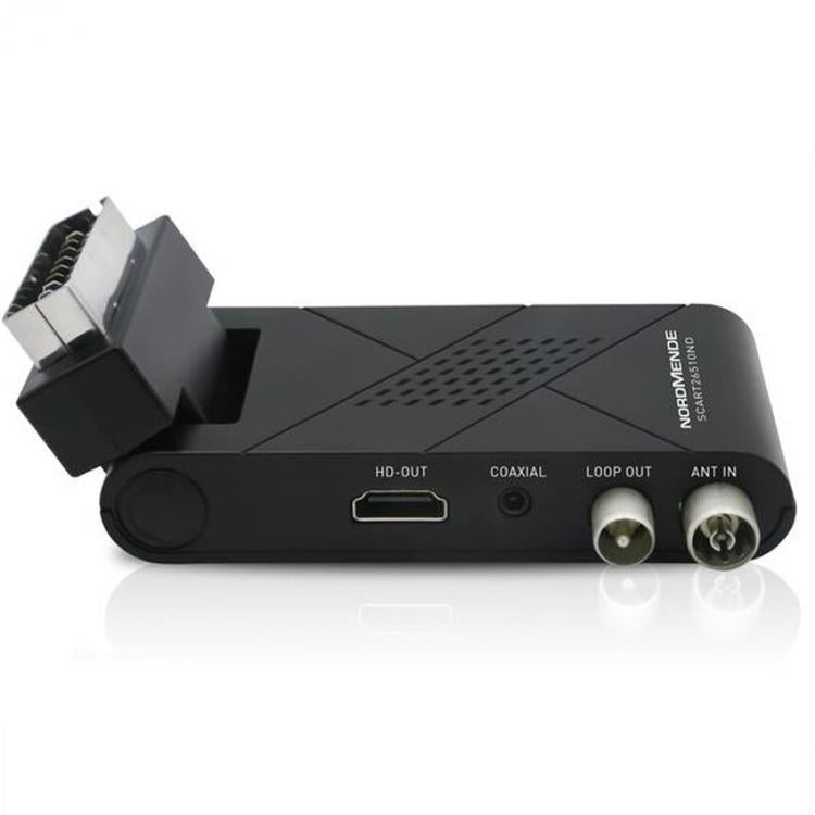 DECODER MINI STICK DIGITALE TERRESTRE SCART DVB-T2 USB HDMI SCART FULL HD H265
