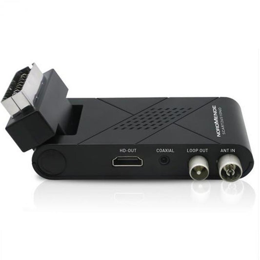 DECODER MINI STICK DIGITALE TERRESTRE SCART DVB-T2 USB HDMI SCART FULL HD H265
