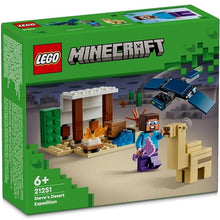 Lego - Minecraft 21251 Set (Spedizione Di Steve Nel Deserto) + 1 Figure 75Pz 6+