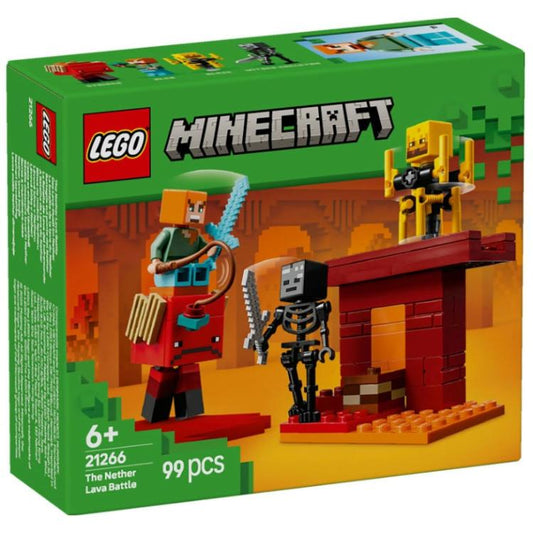 Lego - Minecraft 21266 Set (Battaglia Sul Ponte Del Nethe) Con 4 Figure 99Pz 6+