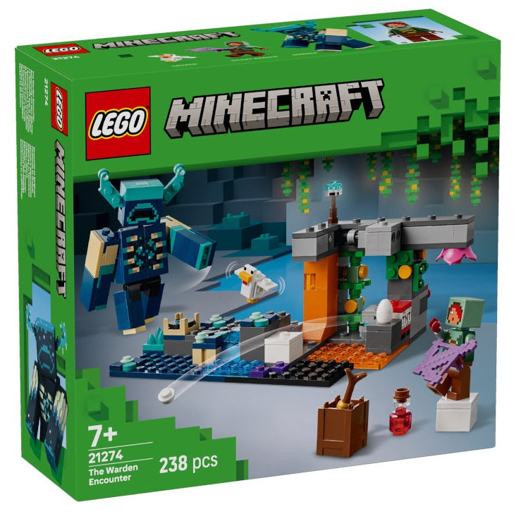 Lego - Minecraft 21274 L'Incontro con il Sorvegliante - 7+ Costruzione 238 Pz