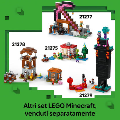 Lego - Minecraft 21274 L'Incontro con il Sorvegliante - 7+ Costruzione 238 Pz