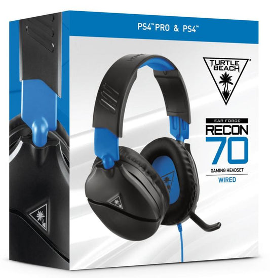 Turtle Beach Recon 70X Cuffie Gaming Wired Gioco Ps4 Xbox One Nintendo Switch Pc