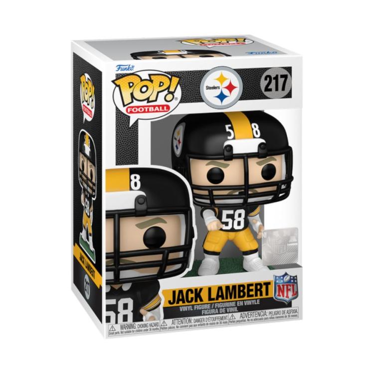 Funko Pop ! Nfl Legend Pittsburgh Steelers (217) Jack Lambert Football Vinyl Usa