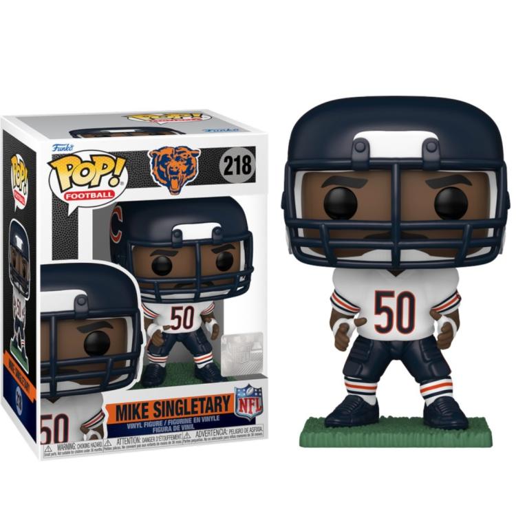 Funko Pop ! Nfl Legend Chicago Bears (218) Mike Singletary Football Vinyl Usa