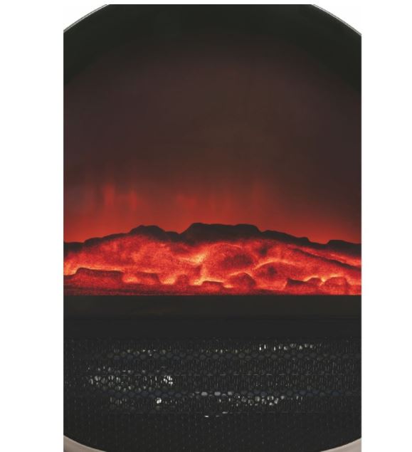 Kooper Marte Termoventilatore Caminetto Elettrico Camino Stufa Led Fiamma 1500W