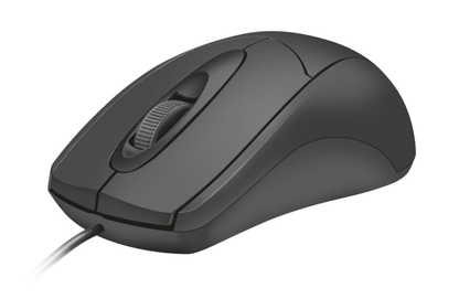 Trust Mouse Usb Ziva Pc Laptop 3 Pulsanti Con Filo Desktop Pc + Sensore Ottico