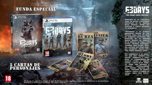 63 DAYS PS5 THE HOME ARMY EDITION VIDEOGIOCO PLAYSTATION 5 BLU-RAY PAL ITA