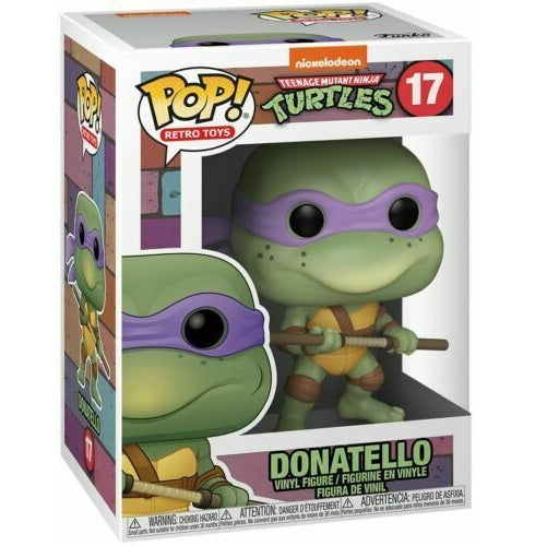 Funko Pop! Retro Toys - Turtles (17) Donatello Tartarughe Ninja Vinyl Figure 9Cm