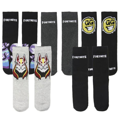 Cerda Calzini (Fortnite) 5 paia di Calze in Cotone Ragazzi Unisex 35-38 Gift Box