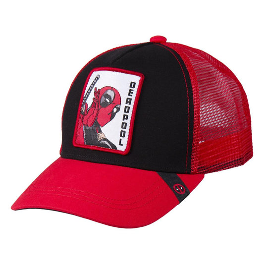 Cerdà - Marvel - Deadpool Ufficiale - Berretto Strapback Cappello Trucker con Visiera Curva Stile Baseball Cap