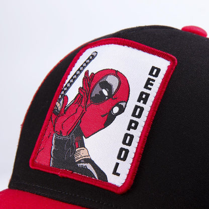 Cerdà - Marvel - Deadpool Ufficiale - Berretto Strapback Cappello Trucker con Visiera Curva Stile Baseball Cap