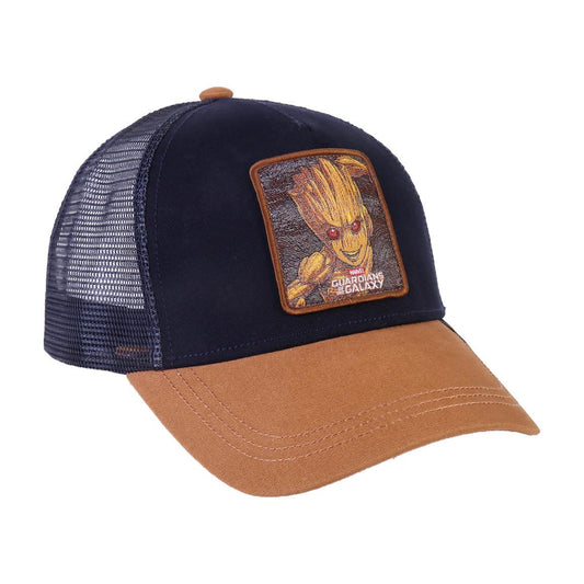Cerdà - Marvel - Guardiani della Galassia (Groot) Ufficiale - Berretto Strapback Cappello Trucker con Visiera Curva Stile Baseball Cap