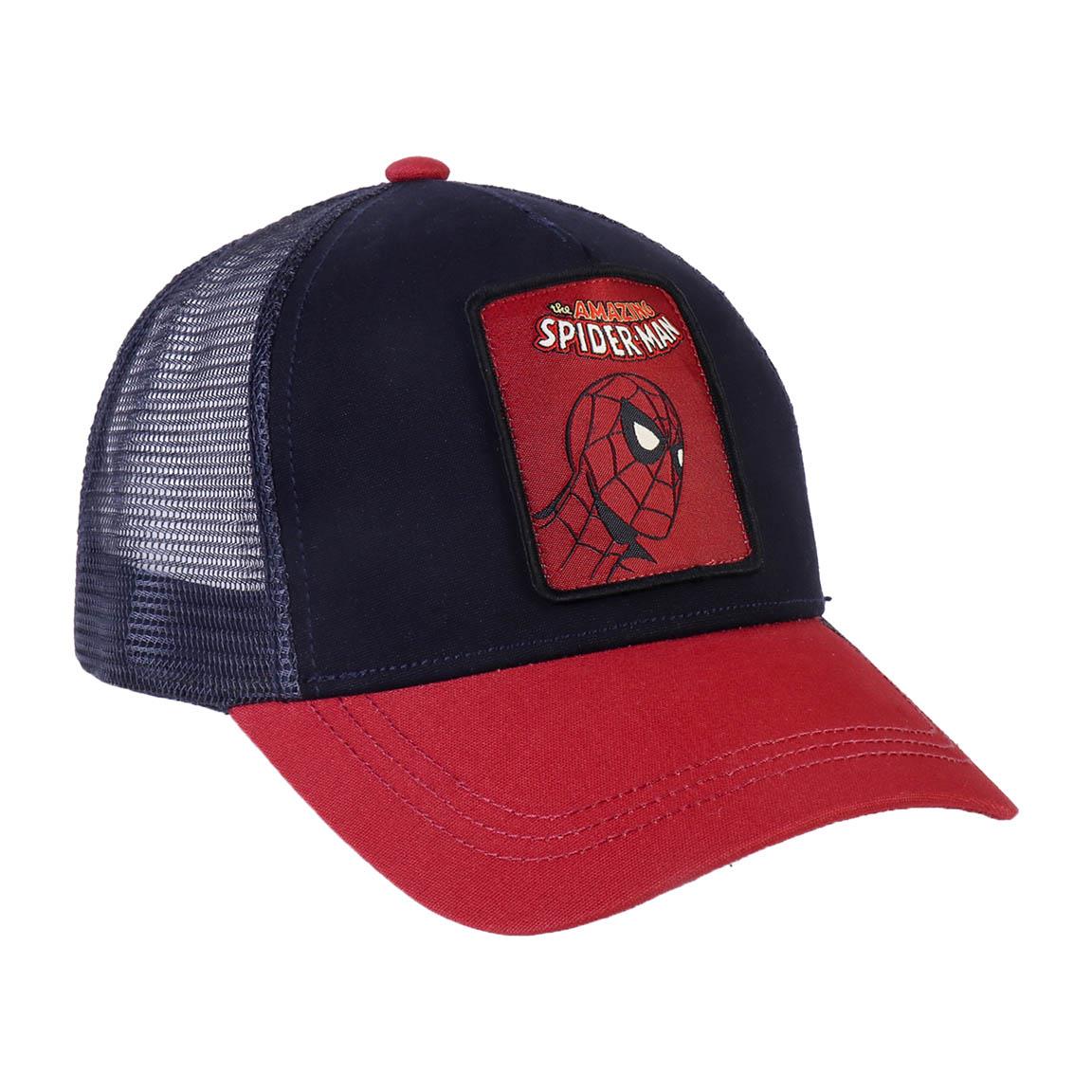 Cerdà - Marvel - Spiderman Ufficiale - Berretto Strapback Cappello Trucker con Visiera Curva Stile Baseball Cap